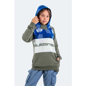 Slazenger ST22WC036 Dragıca Haki Çocuk Sweatshirt