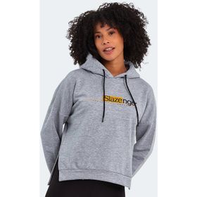 Slazenger ST22WK030 Gri Magnet Kadın Sweatshirt