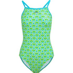 Slazenger Tie Back LD43 Yeşil / Sarı Kadın Mayo