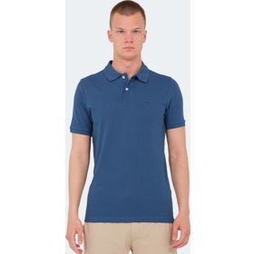 Slazenger Vale KTN Saks Mavi Erkek T-shirt
