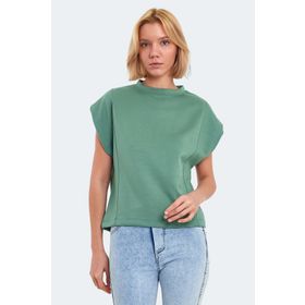 Slazenger Vıncenza Su Yeşili Kadın T-shirt