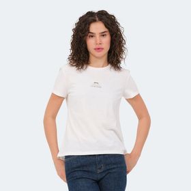 Slazenger Viraj Ekru Kadın T-shirt