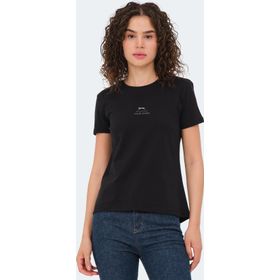 Slazenger Viraj Siyah Kadın T-shirt