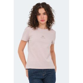 Slazenger Viraj Taş Gri Kadın T-shirt