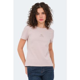 Slazenger Viraj Taş Gri Kadın T-shirt