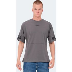 Slazenger Vision Koyu Gri Erkek T-shirt