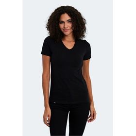 Slazenger Vivek Siyah Kadın T-shirt