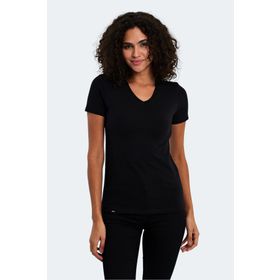 Slazenger Vivek Siyah Kadın T-shirt