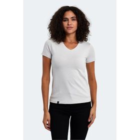 Slazenger Vivek Taş Gri Kadın T-shirt