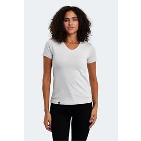 Slazenger Vivek Taş Gri Kadın T-shirt