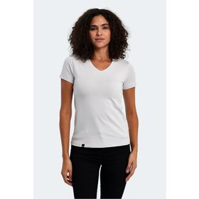 Slazenger Vivek Taş Gri Kadın T-shirt