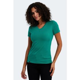 Slazenger Vivek Yeşil Kadın T-shirt