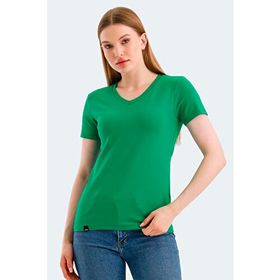 Slazenger Vivek Yeşil Kadın T-shirt
