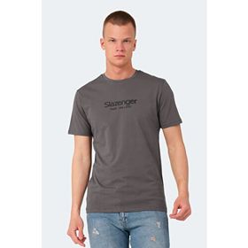 Slazenger Voitto Koyu Gri Erkek T-shirt