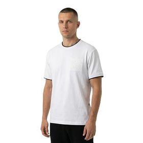 Slazenger ZAVIER Erkek Pamuklu Beyaz Tişört