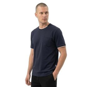 Slazenger ZAVIER Erkek Pamuklu Lacivert Tişört