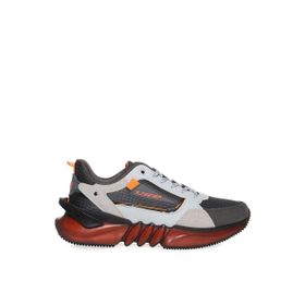 Slazenger Zenon SA22LE105 Gri Turuncu Erkek Sneaker Ayakkabı