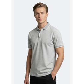 Slazenger ZERU Erkek Polo Yaka Gri Tişört