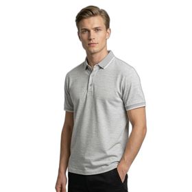 Slazenger ZERU Erkek Polo Yaka Gri Tişört