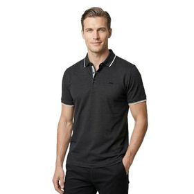Slazenger ZERU Erkek Polo Yaka Siyah Tişört