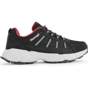Slazenger Zigor Siyah Kırmızı Erkek Outdoor Ayakkabı