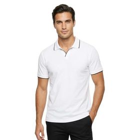 Slazenger Zıther Erkek Polo Yaka Beyaz Tişört