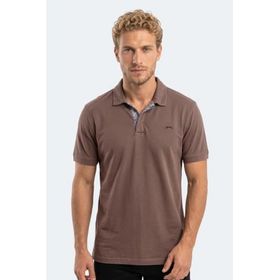 Slazenger Zodıacs Erkek Polo Yaka Kahve Tişört