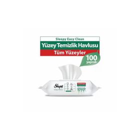 Sleepy 100'lü Easy Clean Yüzey Temizleme Havlusu