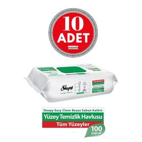 Sleepy 100'lü Easy Clean Yüzey Temizlik Havlusu