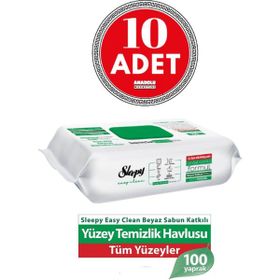 Sleepy 100'lü Easy Clean Yüzey Temizlik Havlusu