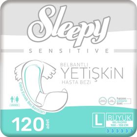 Sleepy 120 Adet Belbantlı Large Hasta Bezi