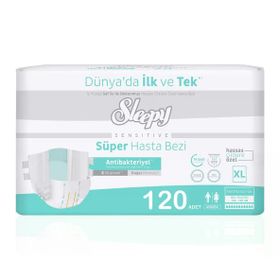 Sleepy 120 Adet Belbantlı XL Hasta Bezi