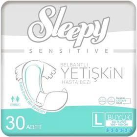 Sleepy 30 Adet Belbantlı Large Hasta Bezi