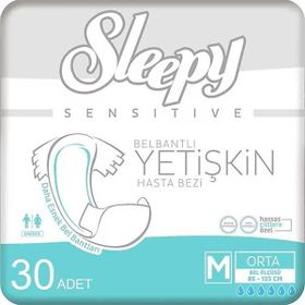 Sleepy 30 Adet Belbantlı Medium Hasta Bezi