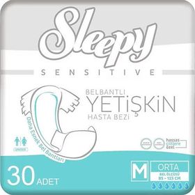 Sleepy 30 Adet Belbantlı Medium Hasta Bezi