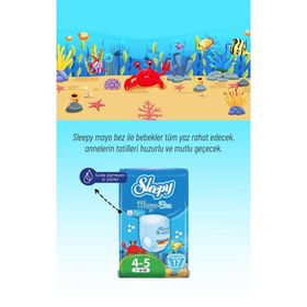 Sleepy 4-5 Numara 34 Adet Mayo Bebek Bezi