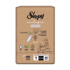 Sleepy 40 Adet Ecologic Normal Hijyenik Günlük Ped