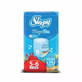 Sleepy 5-6 Numara 14 Adet Mayo Bebek Bezi