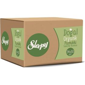 Sleepy 50'li Doğal Organik Pamuklu Temizlik Havlusu