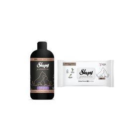Sleepy 60 Yaprak Petcare Evcil Hayvan Islak Havlusu ve 500 ml Şampuan