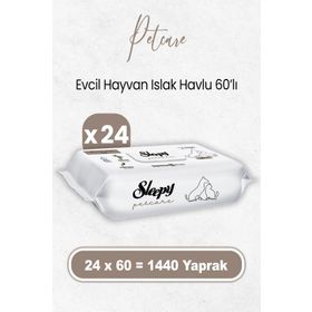 Sleepy 60'lı 24 Paket Petcare Evcil Hayvan Islak Havlusu