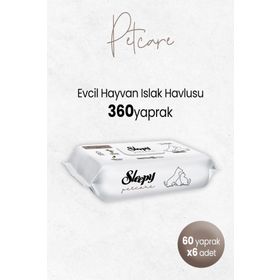 Sleepy 60'lı 6 Paket Petcare Evcil Hayvan Islak Havlusu
