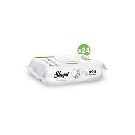 Sleepy 60'lı Natural Yenidoğan Islak Bebek Bakım Havlusu (12 adet)