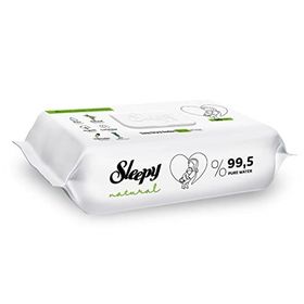 Sleepy 60'lı Natural Yenidoğan Islak Bebek Bakım Havlusu (12 adet)