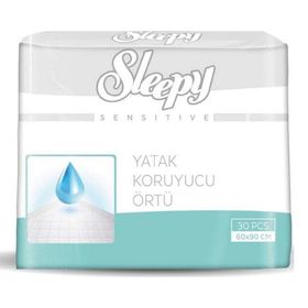 Sleepy 60x90 cm 30'lu Yatak Koruyucu Örtü