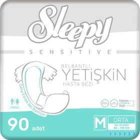 Sleepy 90 Adet Belbantlı Medium Yetişkin Hasta Bezi