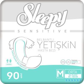 Sleepy 90 Adet Belbantlı Medium Yetişkin Hasta Bezi