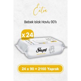 Sleepy 90'lı Extra Islak Bebek Havlusu (12 adet)