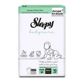 Sleepy Babycare 10 Adet Bebek Bakım Örtüsü