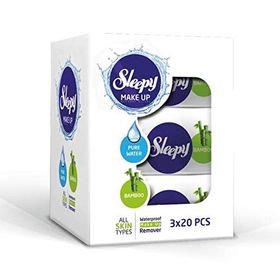 Sleepy Bamboo 3x20 Adet Makyaj Temizleme Mendili